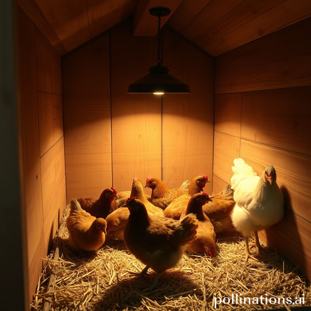 how long do chickens need heat lamp